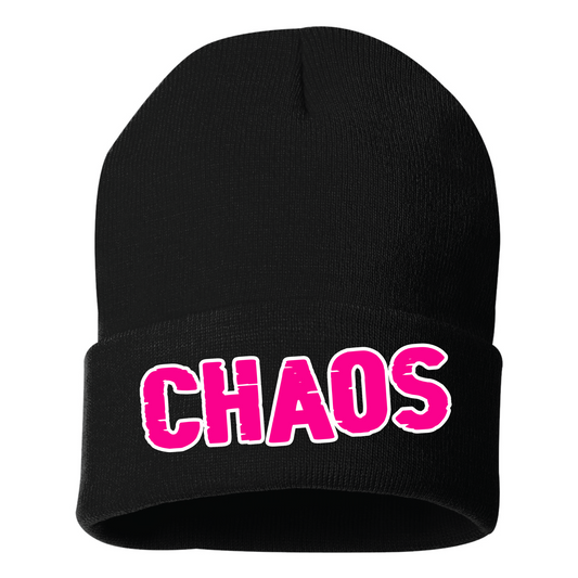 Chaos Embroidered Beanie