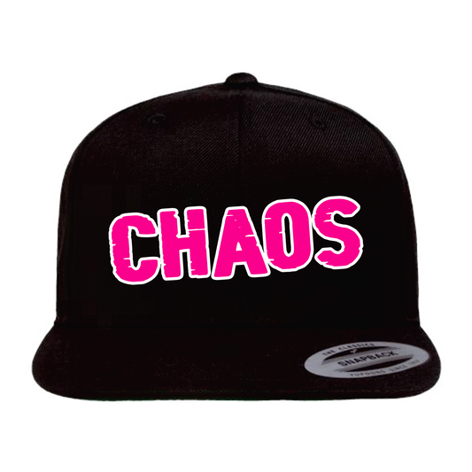 Chaos Embroidered Flat Bill