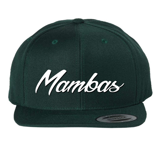 Mambas Embroidered Flat Bill