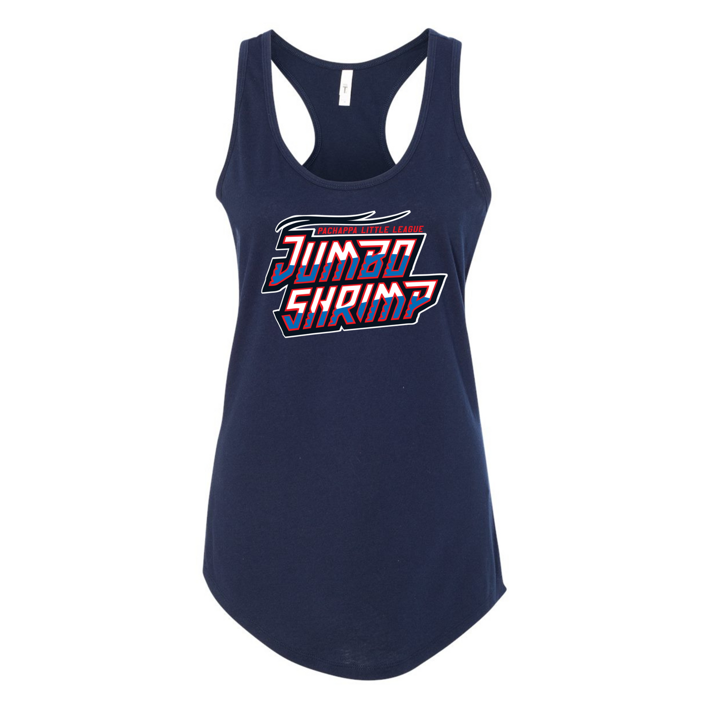 Jumbo Shrimp Ladies Racerback Tank